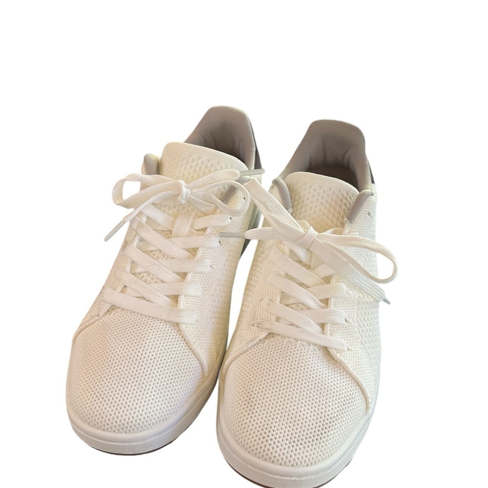 Suavs Classic Sneakers Low Top White Knit